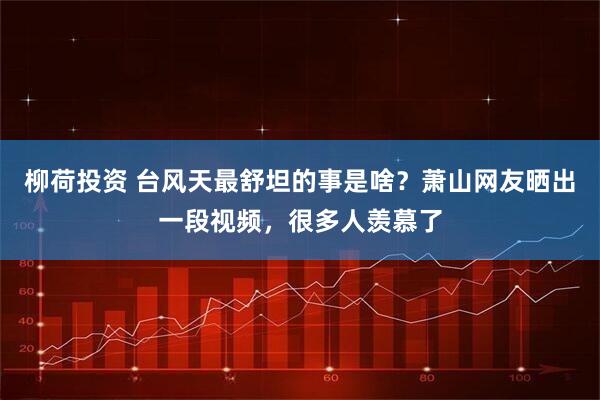 柳荷投资 台风天最舒坦的事是啥？萧山网友晒出一段视频，很多人羡慕了
