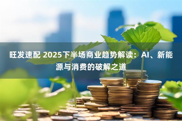 旺发速配 2025下半场商业趋势解读：AI、新能源与消费的破解之道