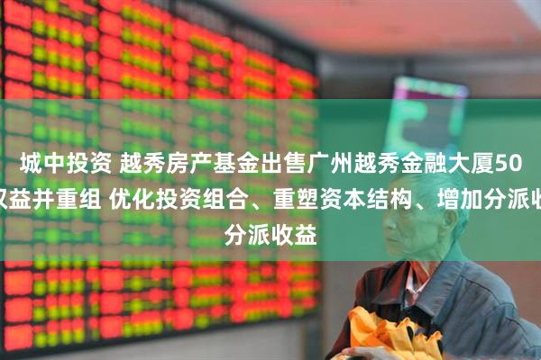 城中投资 越秀房产基金出售广州越秀金融大厦50%权益并重组 优化投资组合、重塑资本结构、增加分派收益