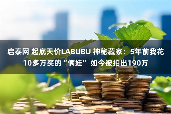 启泰网 起底天价LABUBU 神秘藏家：5年前我花10多万买的“俩娃” 如今被拍出190万