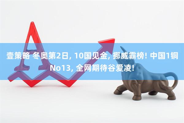 壹策略 冬奥第2日, 10国见金, 挪威霸榜! 中国1铜No13, 全网期待谷爱凌!